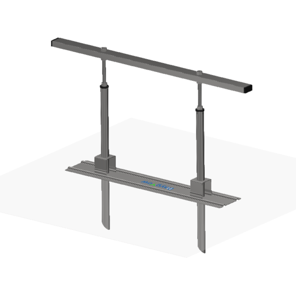 Bracket for double row gutter